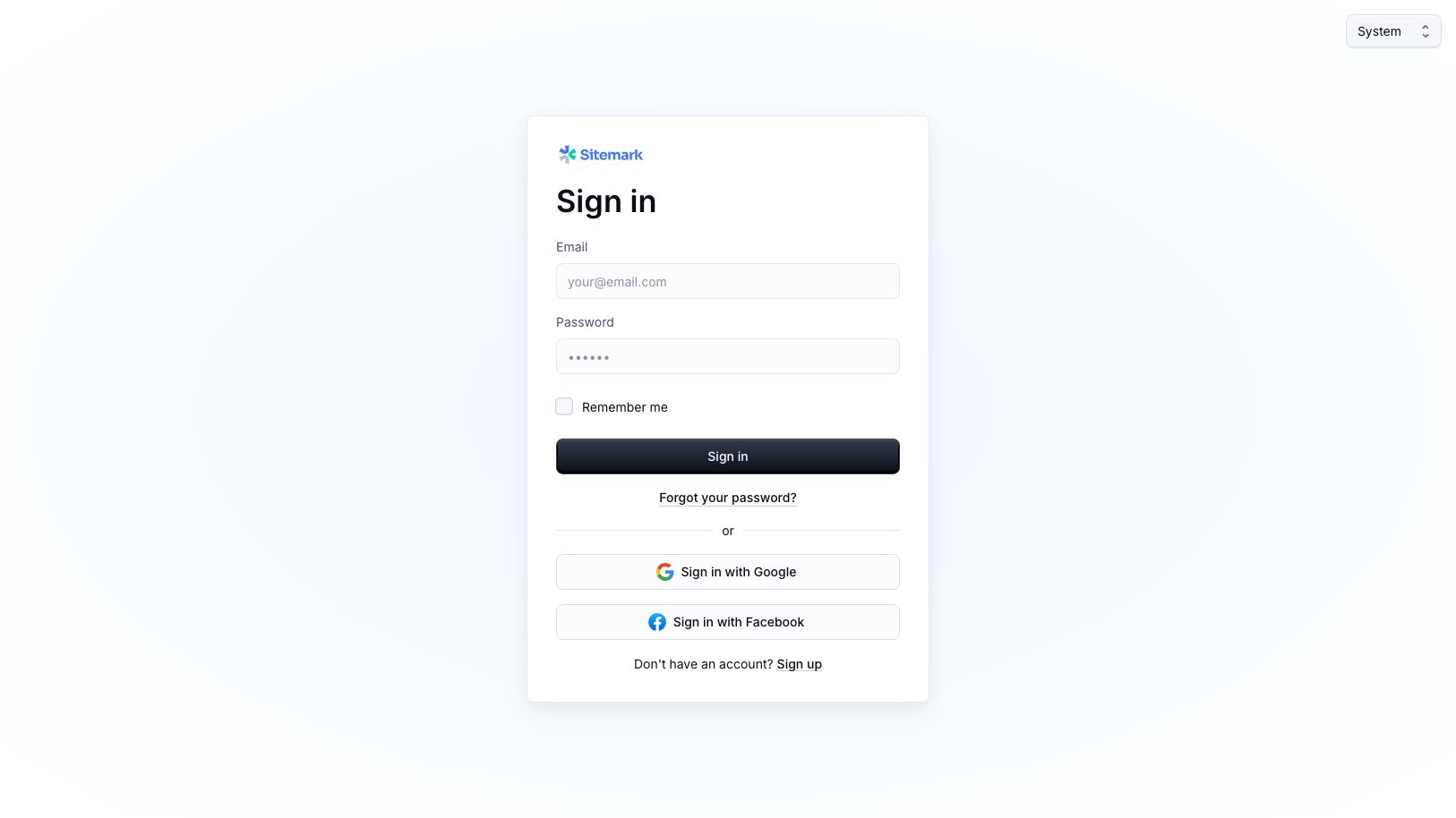 Sign-in